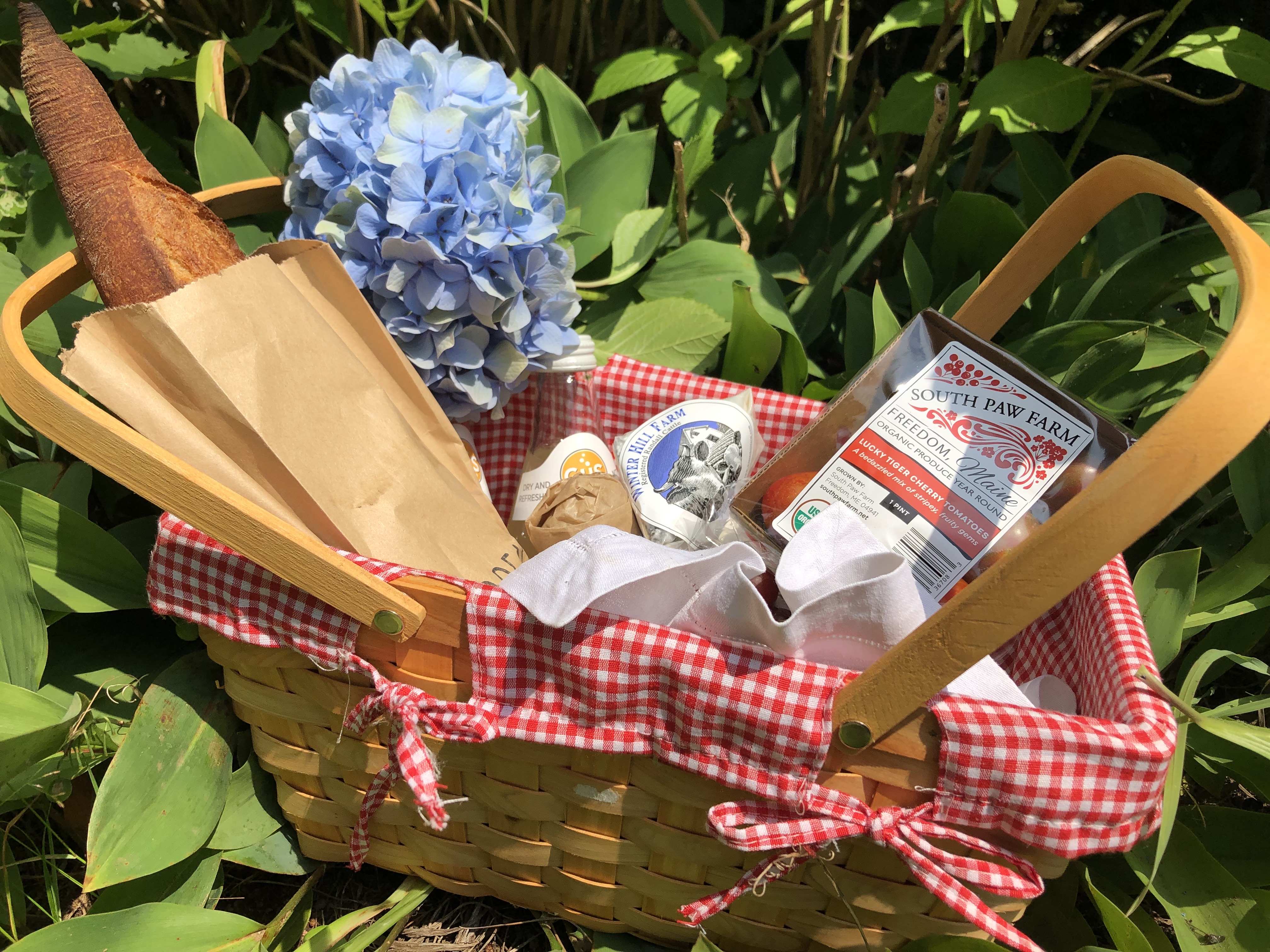 Local artisanal picnic basket!